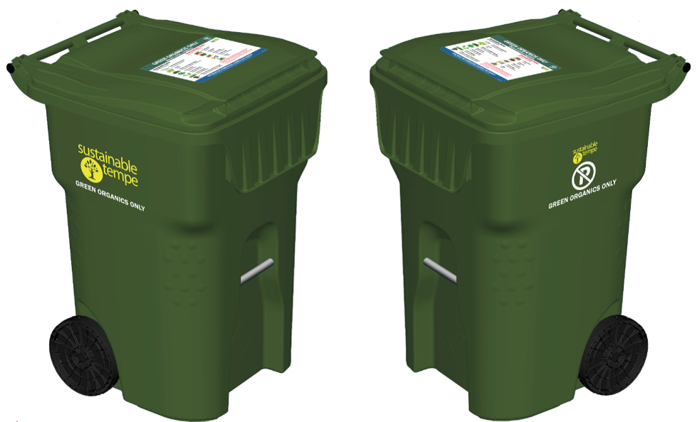 Green organics bins