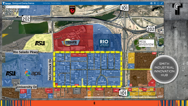 zoning map with smith hub