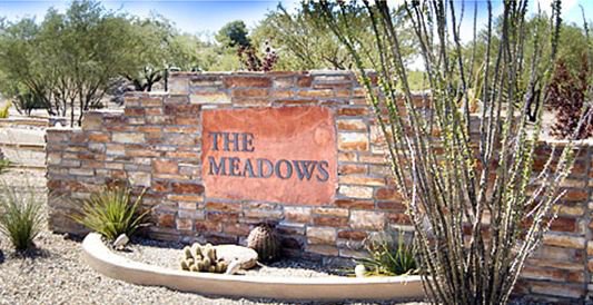 The Meadows sign