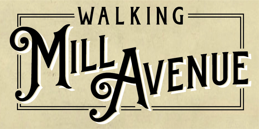 Walking Mill Ave. exhibit logo