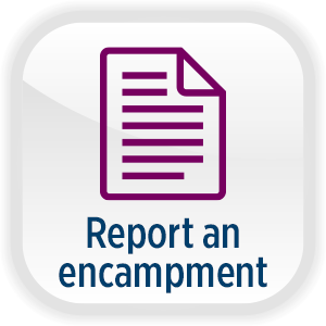 Report an Encampment