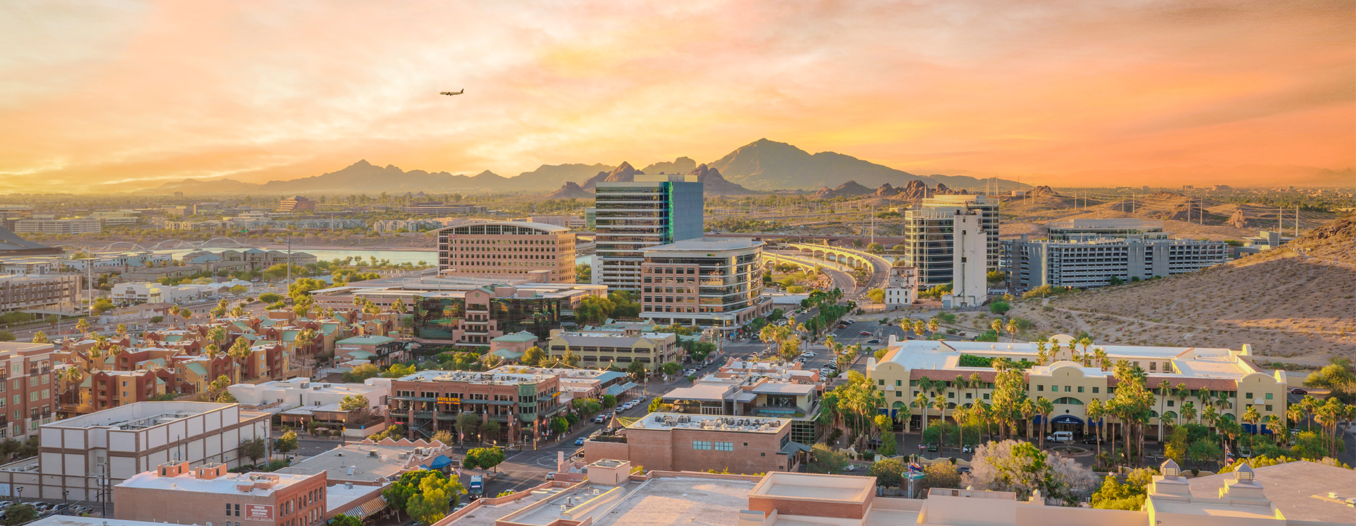 Downtown at Sunset