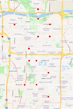 Red Light Camera Map 10.2024